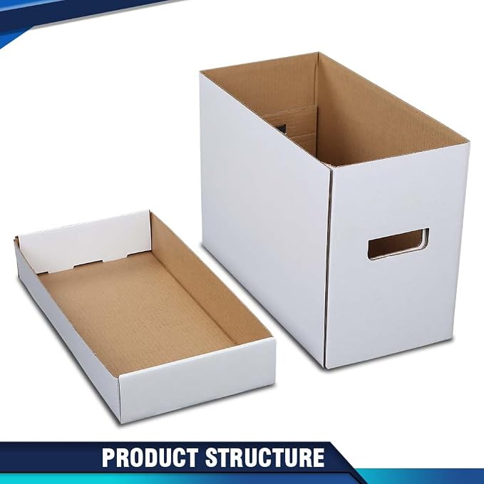 PIT66 5 Pcs Comic Book Storage Boxes, Holds 150-175 Comics Each, Collapsible - Image 9