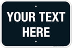 Personalized Custom Black Background Customize by SigoSigns