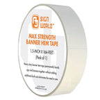AJ Sign World 1.5" MAX Strength Banner Hem Double Sided Permanent Tape by AJSignWorld