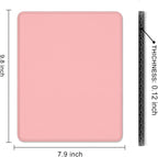 Auhoahsil Pink Mouse Pad, 12 x 10 Inch Square Mousepad, 3mm Thick Rubber Mouse - Image 7
