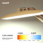 Neatfi XL 2, 200 Lumens LED Task Lamp, 4 Level Brightness, 3 Light Modes - Image 4