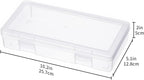novelinks Stackable Plastic Clear Storage Box Containers - Image 3