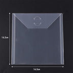 10PCS Large Stamp & Dies Storage Pockets Transparent Plastic Seal Bags Storage - Image 8