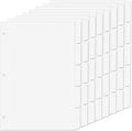 Binder Dividers for 3 Ring Binder, 1/5 Cut Tabs, Letter Size, Blank Write On by COIDEA