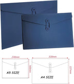 10pcs A4 Kraft Paper Envelopes Portfolio Foolscap File Folders Document Folder - Image 2