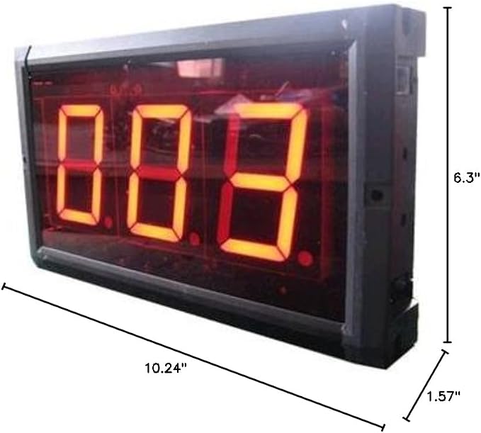 IR Remote Control Days Countdown Timer Max Count up to 999 Days Display 3-inch - Image 3
