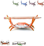 Crab Pen Holder for Desk, Cute Multifunctional Weightlifting Desk Crab Pencil by Unknown