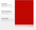 LUXPaper 8.5" x 11" Paper | Letter Size | Holiday Red | 60lb. Text | 1 - Image 8