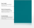 LUXPaper 8.5" x 11" Cardstock | Letter Size | Teal | 100lb. Cover | 50 Qty - Image 8