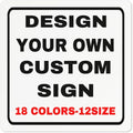 Custom Outdoor Metal Personalized Signs by Custom