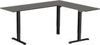 VIVO Electric Corner 84 x 63 inch L-Shaped Standing Desk, Memory Height - Image 9