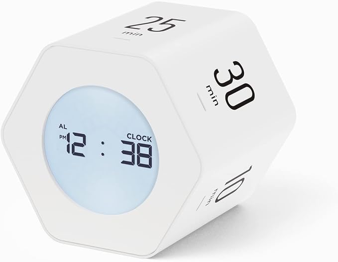 mooas Multi-Hexagon Clock Cube Timer, Digital Clock Time Timer, Pomodoro Timers by mooas