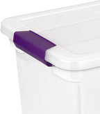 Sterilite 6-Pack 27 Quart ClearView Latch Box, Stackable Organizer Bins - Image 8