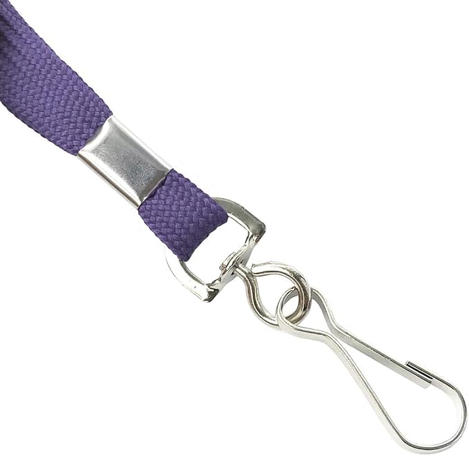 Lanyard Light Purple Lanyards Neck Flat Premium Breakaway Badge Lanyard - Image 4