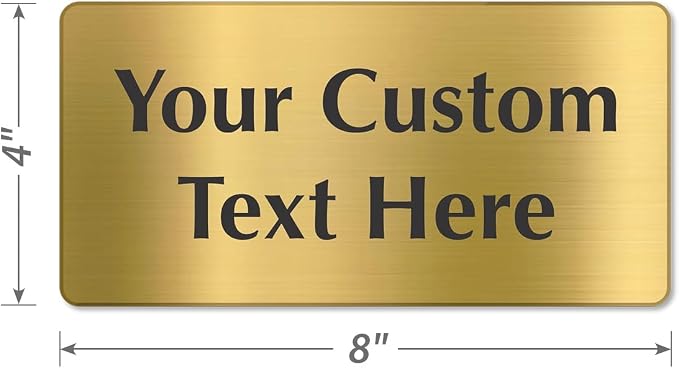 SmartSign Custom Brass Sign - Image 5