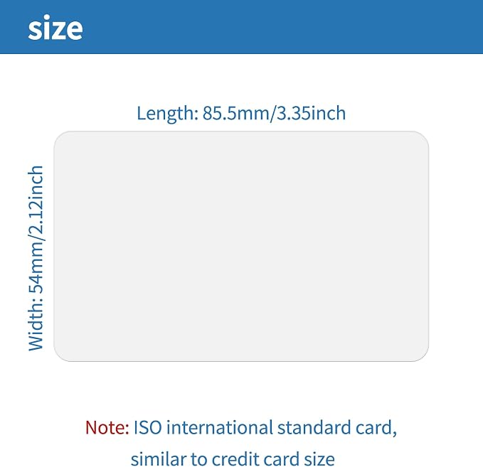 250 Pack - Premium Blank PVC Cards - Image 4