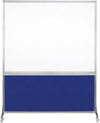 DivideWrite Mobile Whiteboard | Double Sided Dry Erase Board | Portable Office by VERSARE
