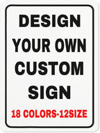 Custom Outdoor Metal Personalized Signs by Custom
