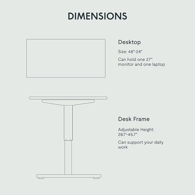 FLEXISPOT EN1 One-Piece Standing Desk - Image 7