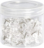 Amazon Basics Push Pins Tacks, Steel Point, - Image 3