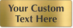 SmartSign Custom Brass Sign by SmartSign