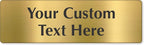 SmartSign Custom Brass Sign by SmartSign