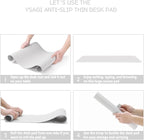 YSAGi Non-Slip Leather Desk Pad, Waterproof Laptop Computer Desk Keyboard Mat - Image 7