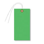 SmartSign 6.25 x 3.125 inch “Green” Blank Tyvek Shipping Tags - Image 5