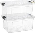 Superio Clear Storage Boxes by Superio