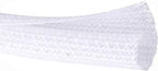 QCSIW 50ft 1 Inch White Cable Sleeve – Split Wire Loom Tubing Cord Protector – by QCSIW