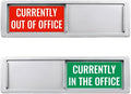 Currently In/Out of Office Magnetic Door Sign by SXKRHW