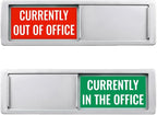 Currently In/Out of Office Magnetic Door Sign by SXKRHW