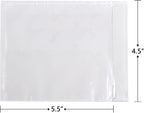 iMailer - 500 PCS 4.5"x5.5" Packing List Pouch- Clear Plastic Envelopes - Image 2