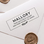 Custom Floral Address Stamp | Choose from 12 Designs | Multiple Ink Color - Image 3