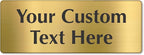 SmartSign Custom Brass Sign - Image 5