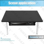 FRMSAET Under Desk Keyboard Tray Heavy-Duty All-Metal Material 20/24/30 inches - Image 7