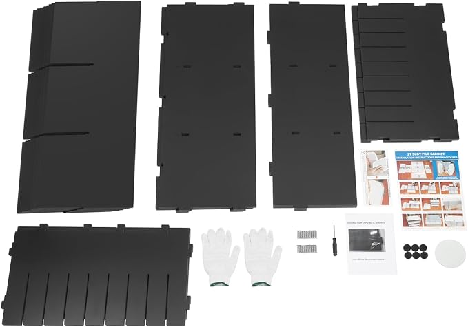 27 Slots Mail Sorters for Office, PVC Literature Organizer - Image 9