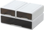 OSteed White Desktop Drawers for Paper, Stackable Office Storage Drawers for - Image 8