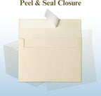 Ivory Blank Cards and Envelopes, Goefun 5x7 Flat Cream Cardstock and A7 - Image 4