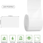 Risio Thermal Labels 2"x1.18", 220 Labels/Roll, Waterproof, Oil-Resistant - Image 2