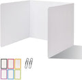 ZYINOZOC 2 Pack Desk Dividers for Students, 3-Fold Privacy Screens, Testing by Unknown