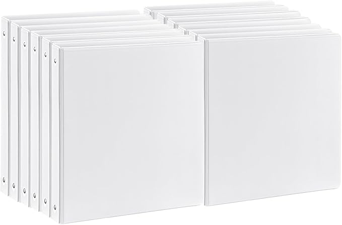 1 inch 3-Ring Binder, View Basic 1 in Binders by SUQJOYOFFICE