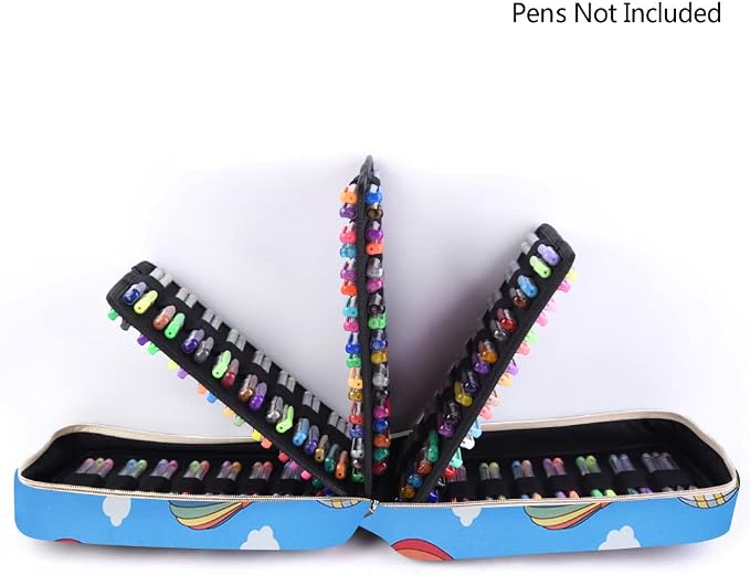 qianshan Pencil Case Holder Slot - Holds 202 Colored Pencils or 136 Gel Pens - Image 6