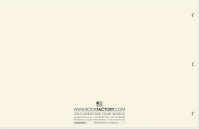 BookFactory Ledger Sheets/Large 12 Column Accounting Ledger Columnar Loose Leaf - Image 3