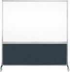 DivideWrite Mobile Whiteboard | Double Sided Dry Erase Board | Portable Office by VERSARE