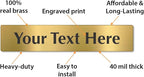 SmartSign Custom Brass Sign - Image 4