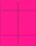 8-1/2 x 11" Neon Color High Light Fluorescent Labels by NextDayLabels