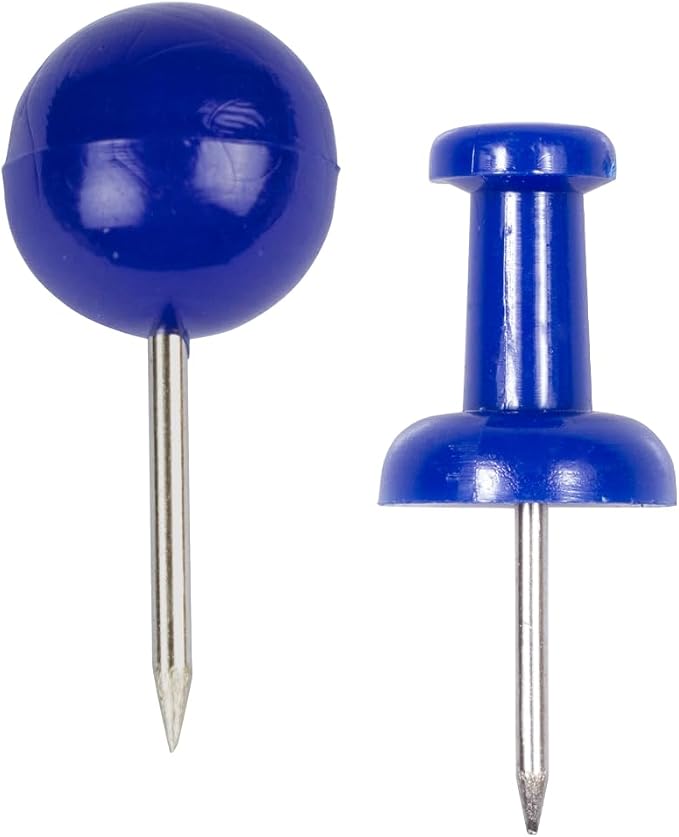 JAM PAPER Colorful Push Pins - Image 4