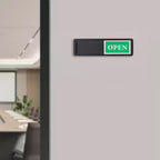 Open Closed Door Sign, Sliding Reversible Door Indicator Sign - Image 8