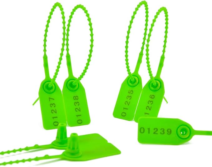 1000Pcs Plastic Tamper Shipping Seals Pull-Tite Security Seal Signage Numbered - Image 3